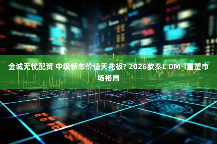金诚无忧配资 中级轿车价值天花板? 2026款秦L DM-i重塑市场格局